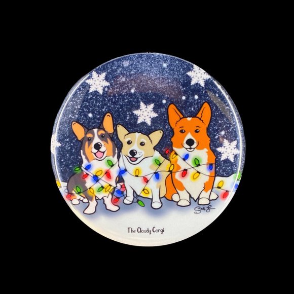 Welsh Corgi Dog Christmas Lights Bottle Opener - Picture 2 of 4